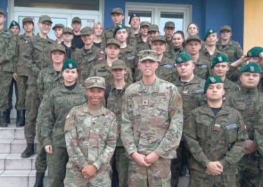 Spotkanie z amerykańskimi żołnierzami