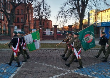 Udział delegacji VI LO w obchodach 102. rocznicy powrotu Torunia do wolnej Polski