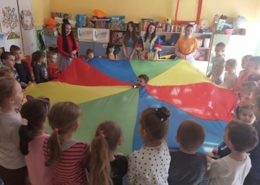 Uczennice VILO w SP w Zelgnie