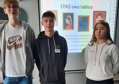 SZKOLENIE MŁODSZYCH AMBASADOWÓW PROGRAMU EPAS