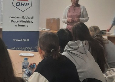 WIZYTA W OCHOTNICZYM HUFCU PRACY W TORUNIU