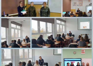 ZAJĘCIA PROFILAKTYCZNE ZE STRAŻĄ MIEJSKĄ - LISTOPAD 2024