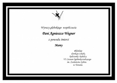 Wyrazy współczucia