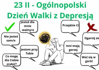 Międzynarodowy Dzień Walki z Depresją – nie jesteś sam/a